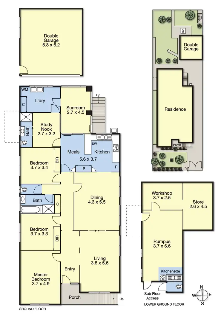 Floorplan of Homely house listing, 3 Hamilton Street, Kew East VIC 3102