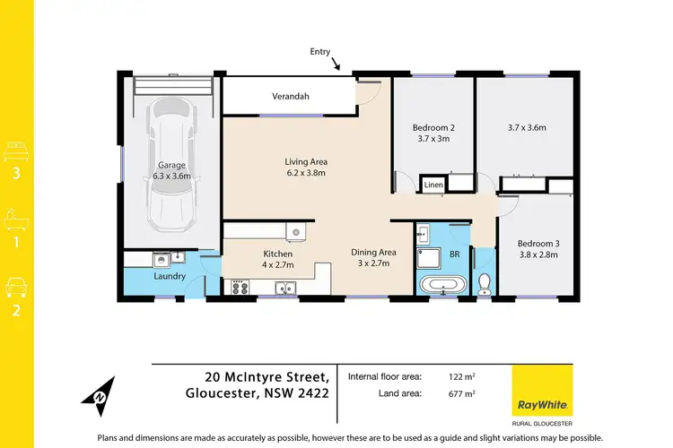 Floorplan of Homely house listing, 20 McIntyre Street, Gloucester NSW 2422
