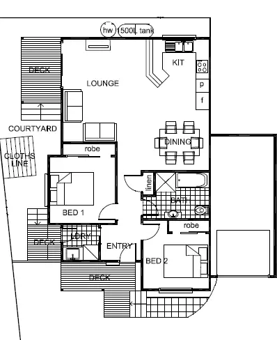 Floorplan of Homely house listing, 6/9 Phillip Street, Quirindi NSW 2343