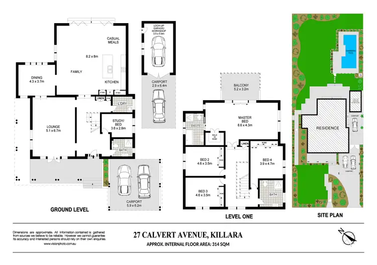 Floorplan of Homely house listing, 27 Calvert Avenue, Killara NSW 2071