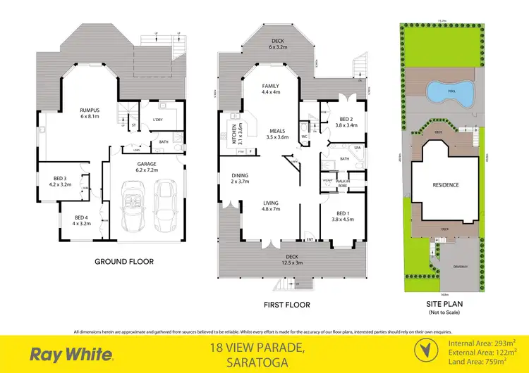 Floorplan of Homely house listing, 18 View Parade, Saratoga NSW 2251