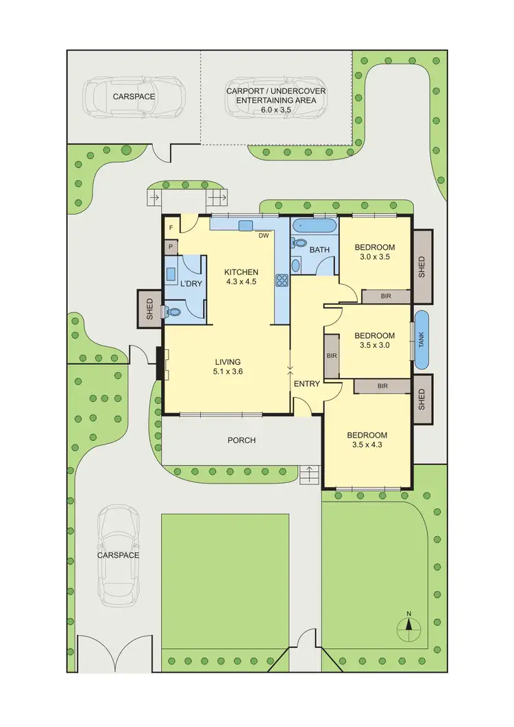 Floorplan of Homely house listing, 26 Anderson Street, Lalor VIC 3075