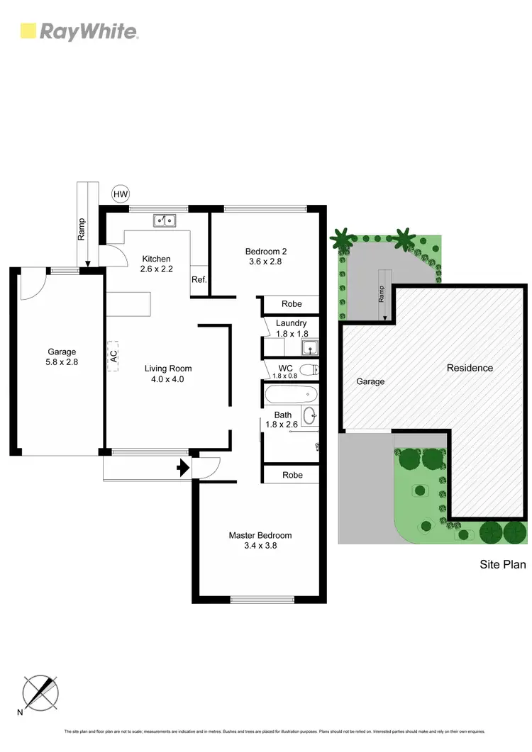 Floorplan of Homely unit listing, 2/1439 Centre Road, Clayton VIC 3168