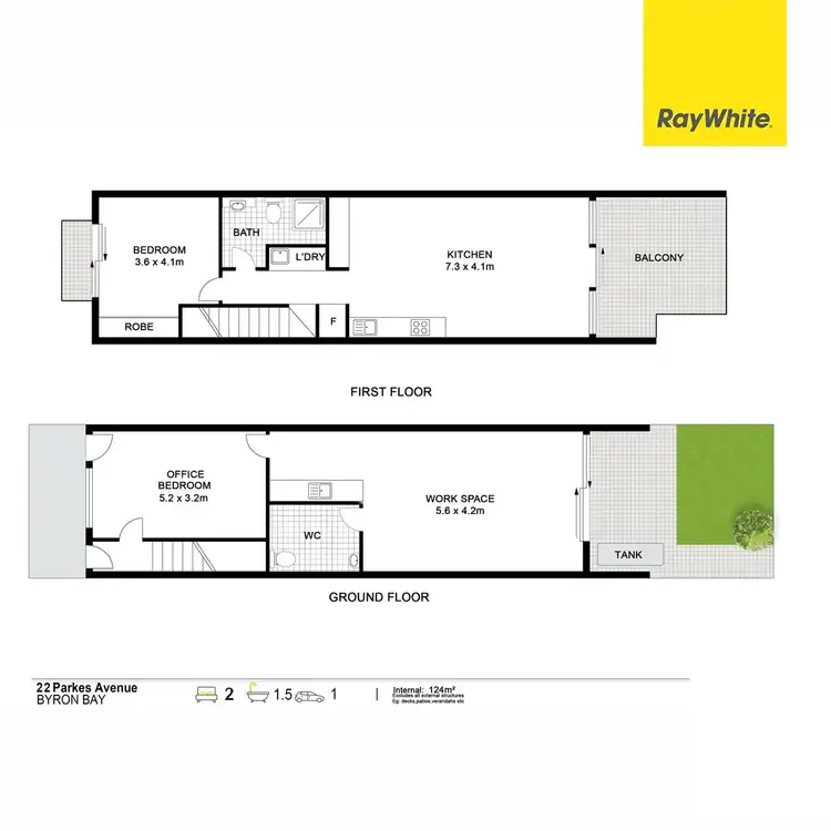 Floorplan of Homely house listing, 22 Parkes Avenue, Byron Bay NSW 2481