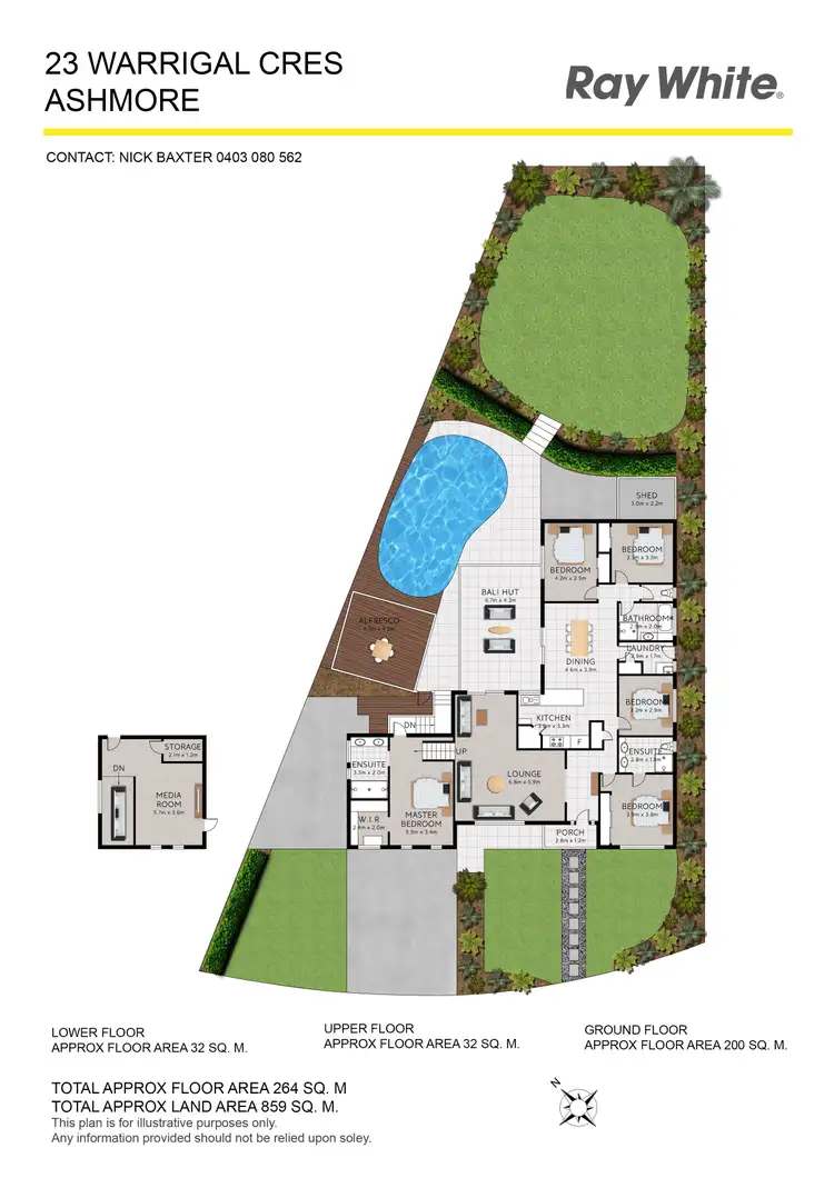 Floorplan of Homely house listing, 23 Warrigal Crescent, Ashmore QLD 4214
