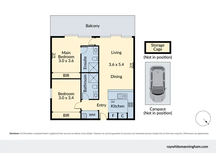 Floorplan of Homely apartment listing, 109/9 Red Hill Terrace, Doncaster East VIC 3109