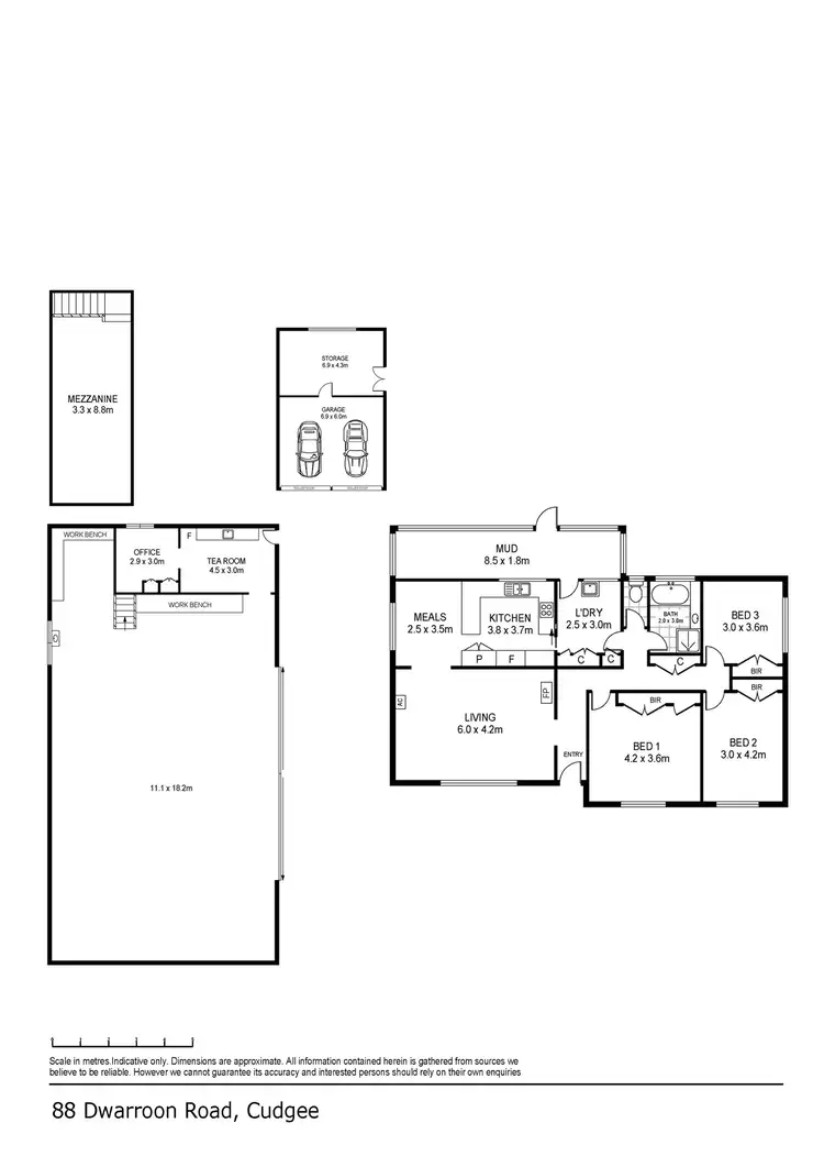 Floorplan of Homely house listing, 88 Dwarroon Road, Cudgee VIC 3265