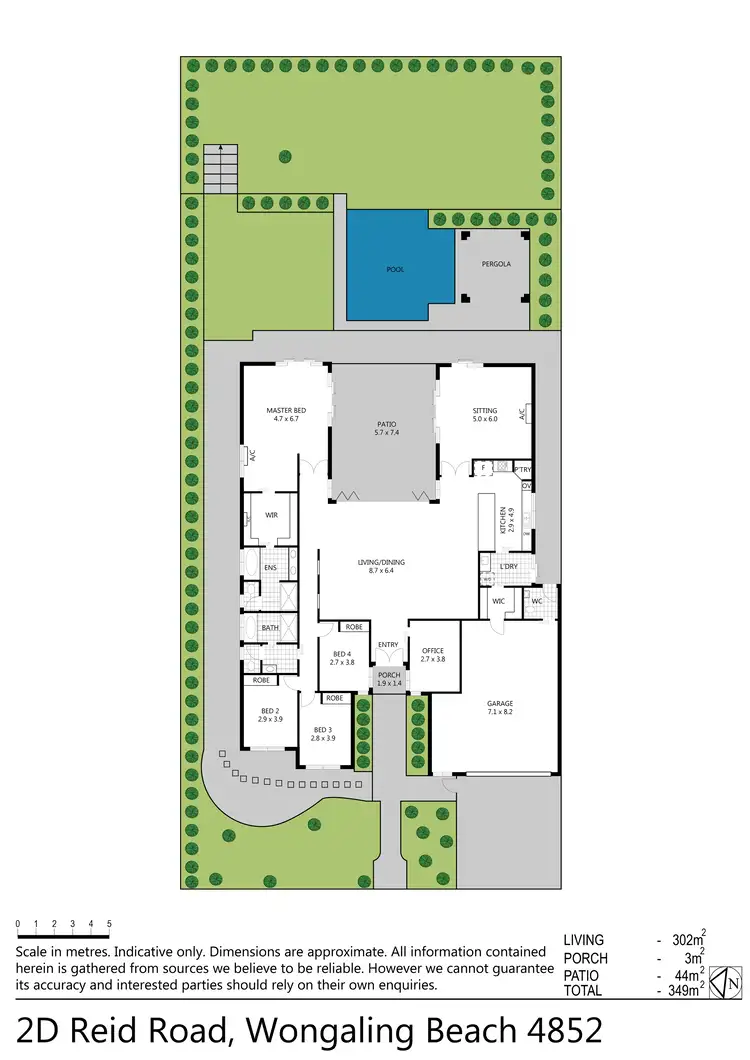 Floorplan of Homely house listing, 2D Reid Road, Wongaling Beach QLD 4852