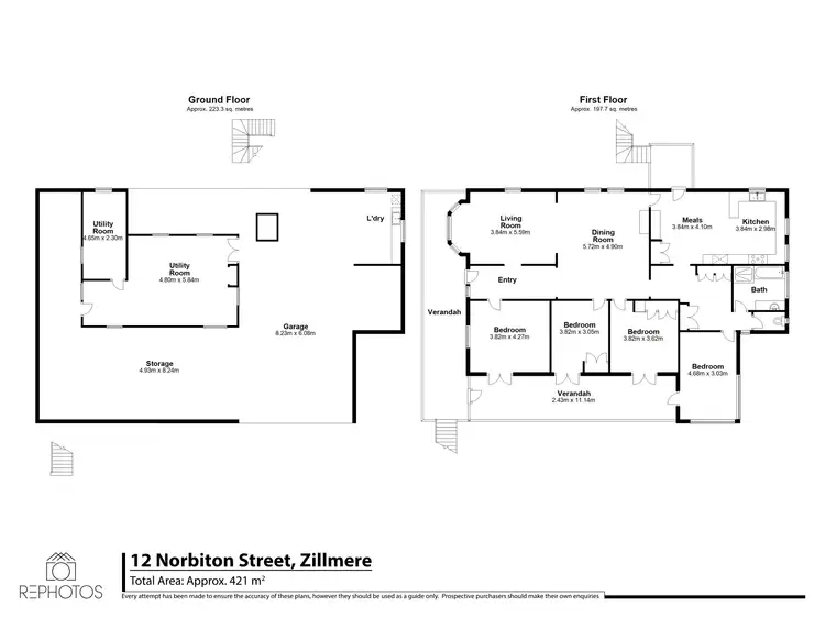 Floorplan of Homely house listing, 12 Norbiton Street, Zillmere QLD 4034