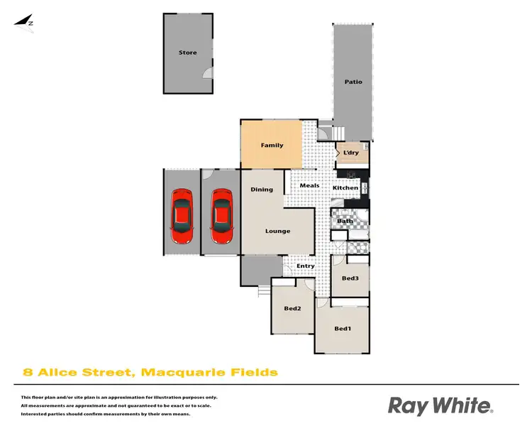Floorplan of Homely house listing, 8 Alice Street, Macquarie Fields NSW 2564