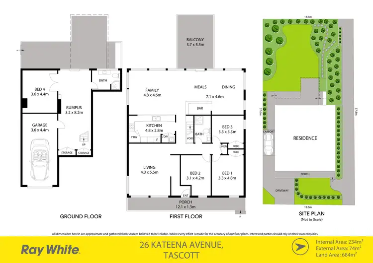 Floorplan of Homely house listing, 26 Kateena Avenue, Tascott NSW 2250