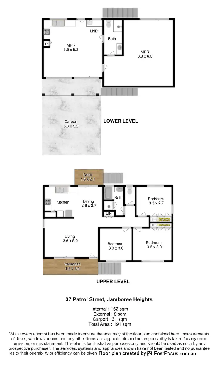 Floorplan of Homely house listing, 37 Patrol Street, Jamboree Heights QLD 4074