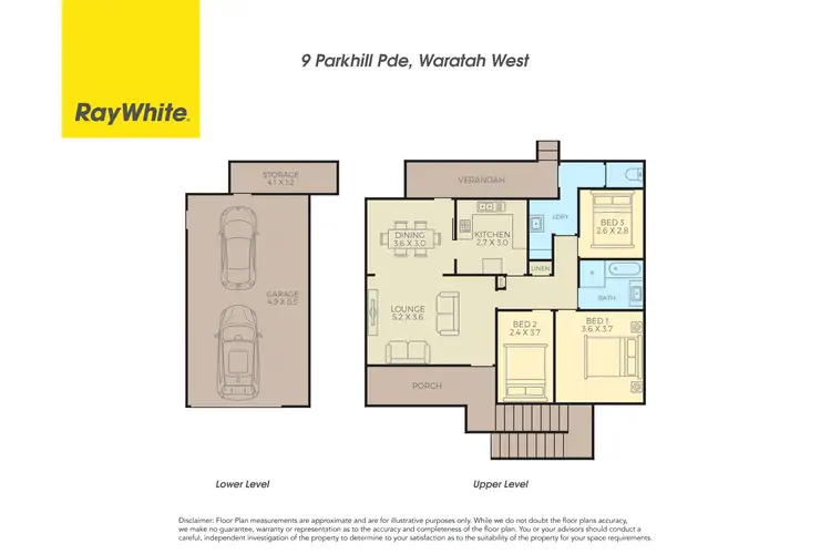 Floorplan of Homely house listing, 9 Parkhill Parade, Waratah West NSW 2298
