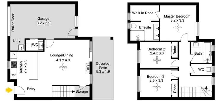 Floorplan of Homely townhouse listing, 29/40 Ellis Street, Lawnton QLD 4501