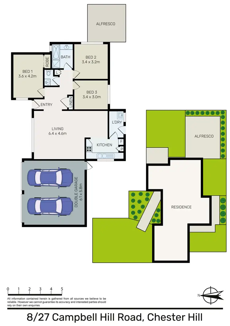Floorplan of Homely villa listing, 8/27 Campbell Hill Road, Chester Hill NSW 2162