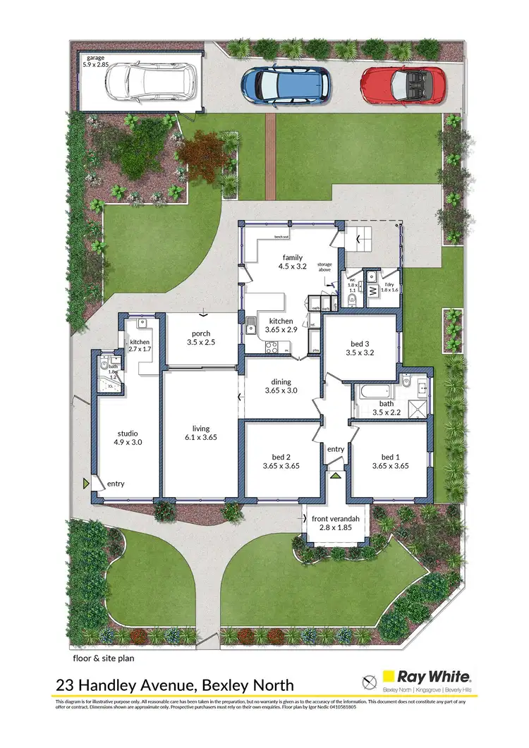 Floorplan of Homely house listing, 23 Handley Avenue, Bexley North NSW 2207