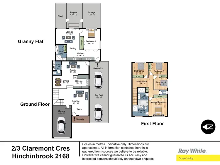 Floorplan of Homely house listing, 2/3 Claremont Crescent, Hinchinbrook NSW 2168