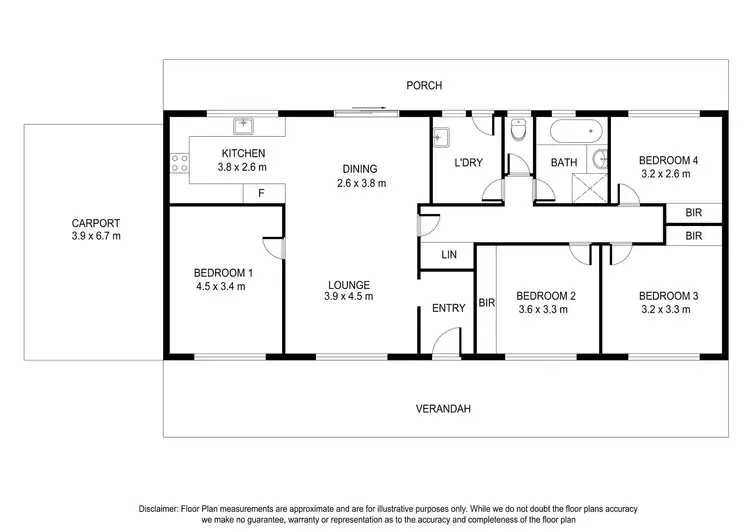 Floorplan of Homely house listing, 16 Tallarook Court, Mount Gambier SA 5290