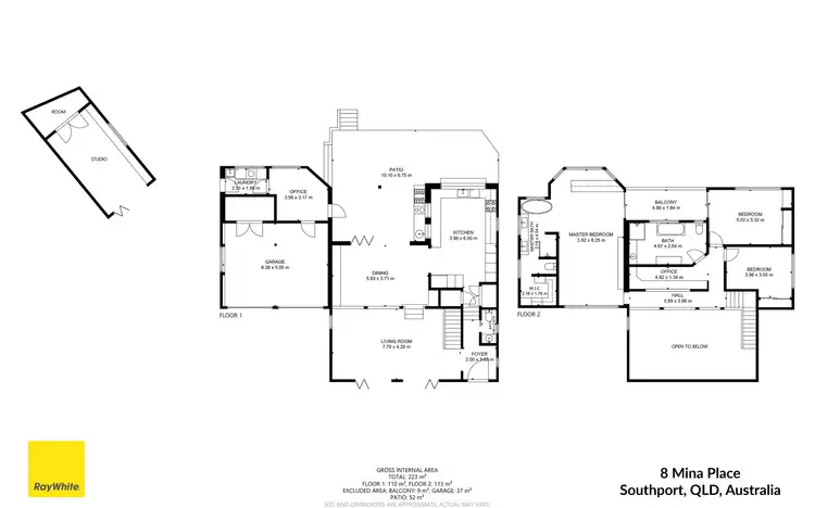 Floorplan of Homely house listing, 8 Mina Place, Southport QLD 4215
