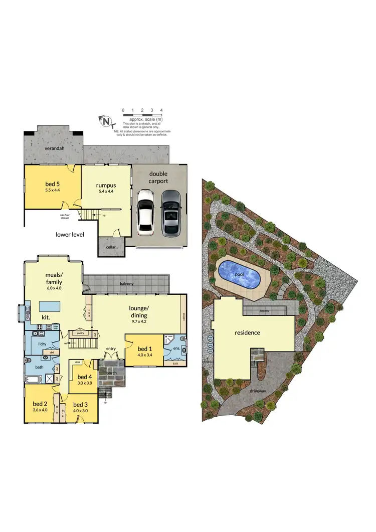 Floorplan of Homely house listing, 5 Ravenswood Court, Glen Waverley VIC 3150