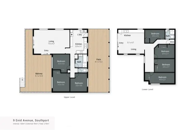 Floorplan of Homely house listing, 9 Enid Avenue, Southport QLD 4215