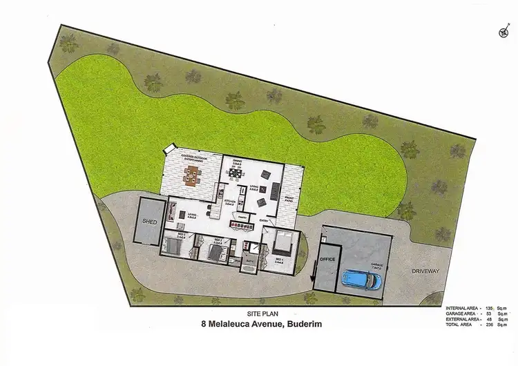 Floorplan of Homely house listing, 8 Melaleuca Avenue, Buderim QLD 4556