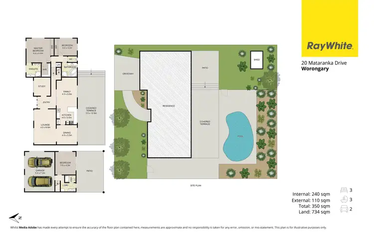 Floorplan of Homely house listing, 20 Mataranka Drive, Worongary QLD 4213