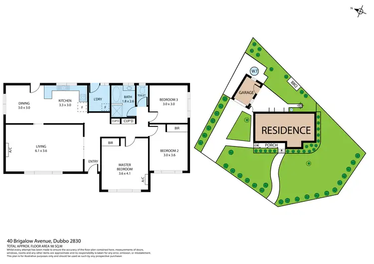 Floorplan of Homely house listing, 40 Brigalow Avenue, Dubbo NSW 2830