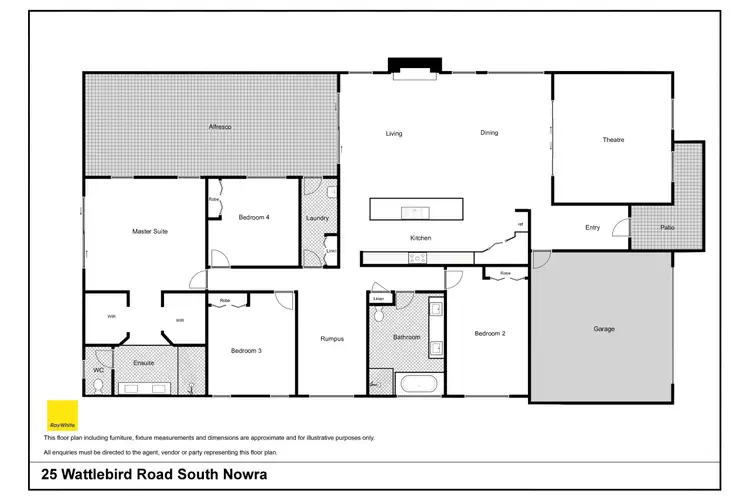 Floorplan of Homely house listing, 25 Wattlebird Road, South Nowra NSW 2541