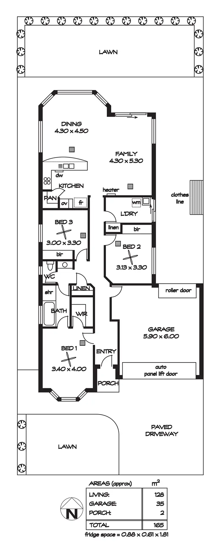 Floorplan of Homely house listing, 25 Charlick Square, Northgate SA 5085