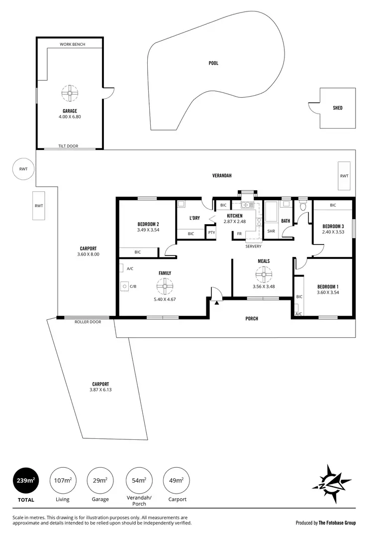 Floorplan of Homely house listing, 3 Oak Court, Happy Valley SA 5159