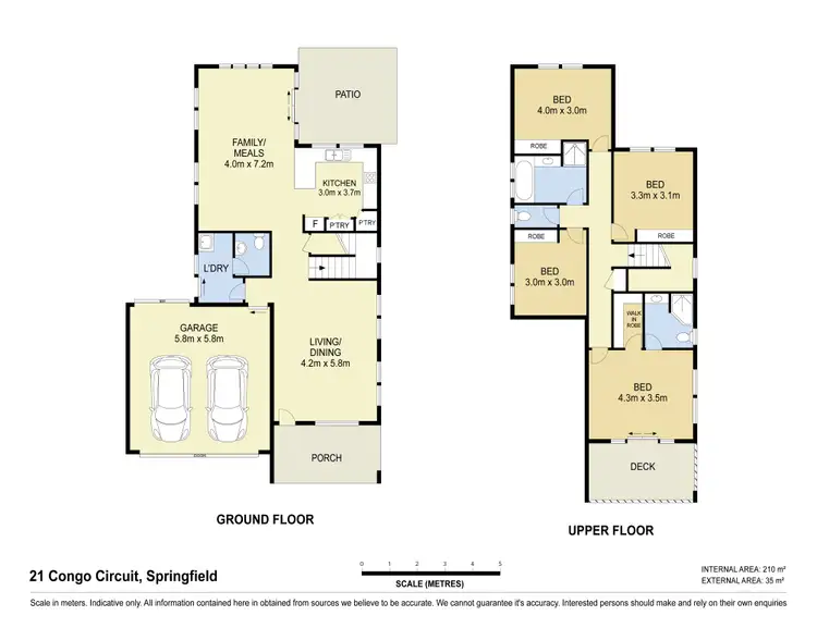 Floorplan of Homely house listing, 21 Congo Circuit, Springfield QLD 4300