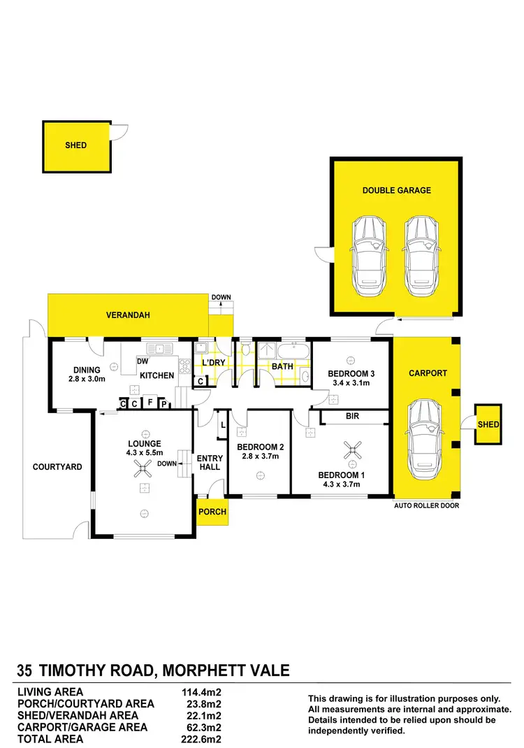 Floorplan of Homely house listing, 35 Timothy Road, Morphett Vale SA 5162
