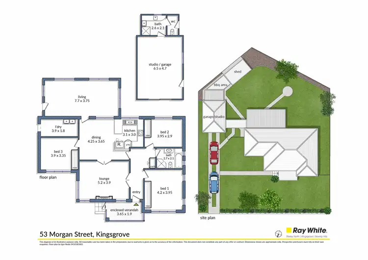 Floorplan of Homely house listing, 53 Morgan Street, Kingsgrove NSW 2208