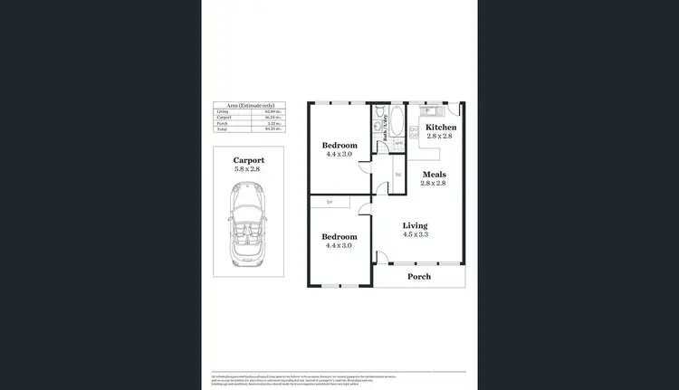 Floorplan of Homely unit listing, 3 423 Payneham Road, Felixstow SA 5070