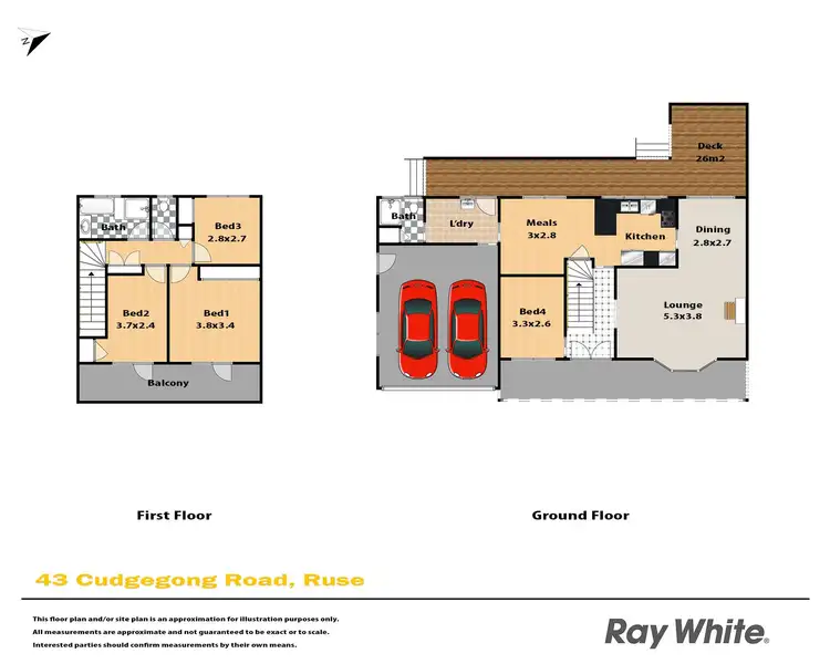 Floorplan of Homely house listing, 43 Cudgegong Road, Ruse NSW 2560