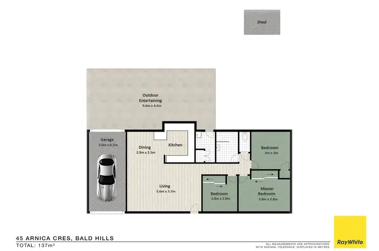 Floorplan of Homely house listing, 45 Arnica Crescent, Bald Hills QLD 4036