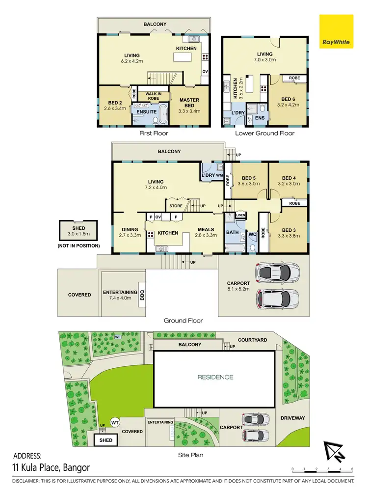 Floorplan of Homely house listing, 11 Kula Place, Bangor NSW 2234