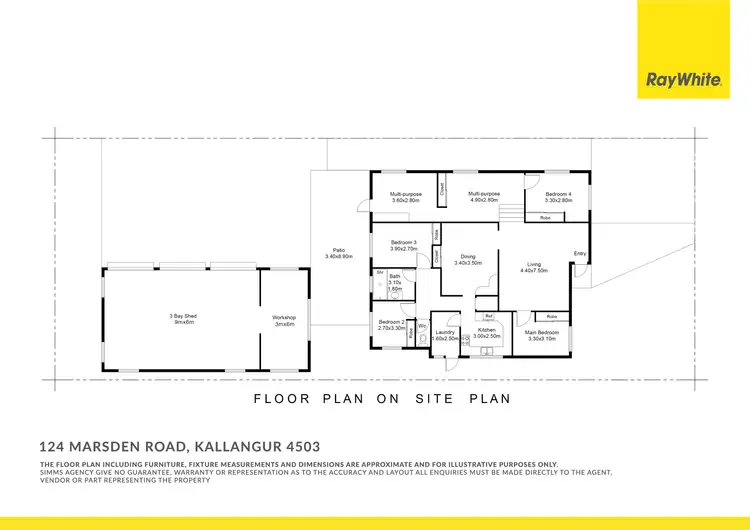 Floorplan of Homely house listing, 124 Marsden Road, Kallangur QLD 4503