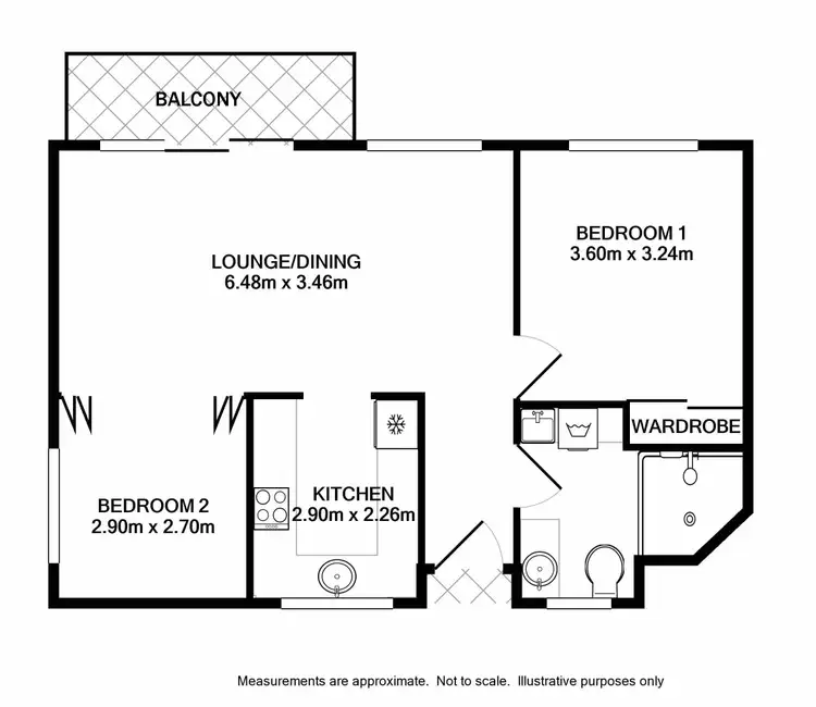 Floorplan of Homely retirement listing, 217/37 Mulgoa Road, Penrith NSW 2750