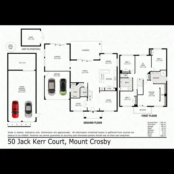 Floorplan of Homely rural property listing, 50 Jack Kerr Court, Mount Crosby QLD 4306