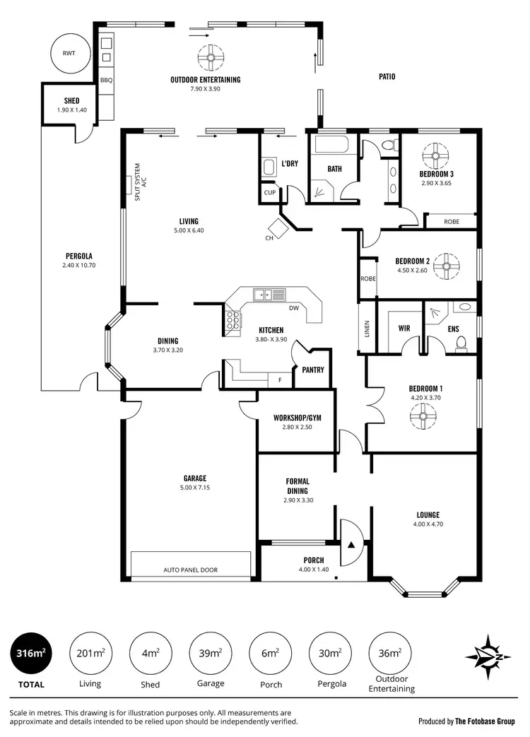 Floorplan of Homely house listing, 45 Greenhills Road, Victor Harbor SA 5211