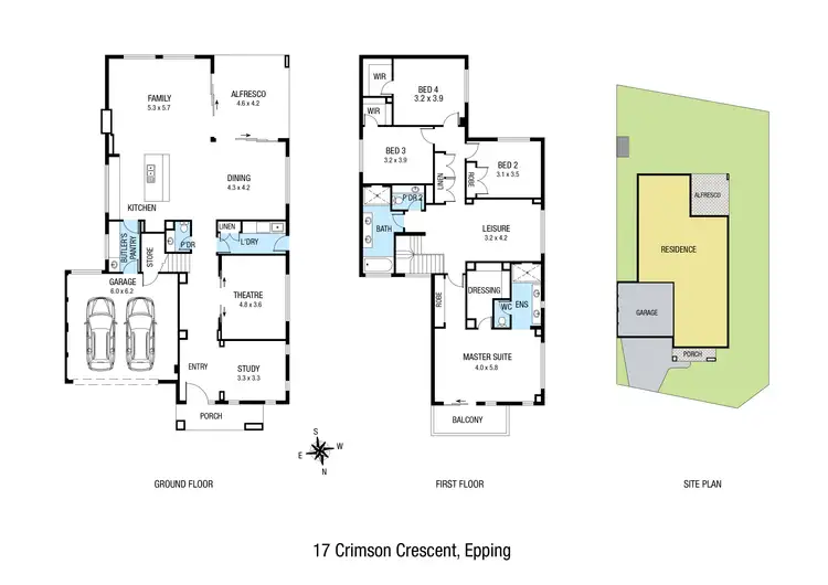 Floorplan of Homely house listing, 17 Crimson Crescent, Epping VIC 3076