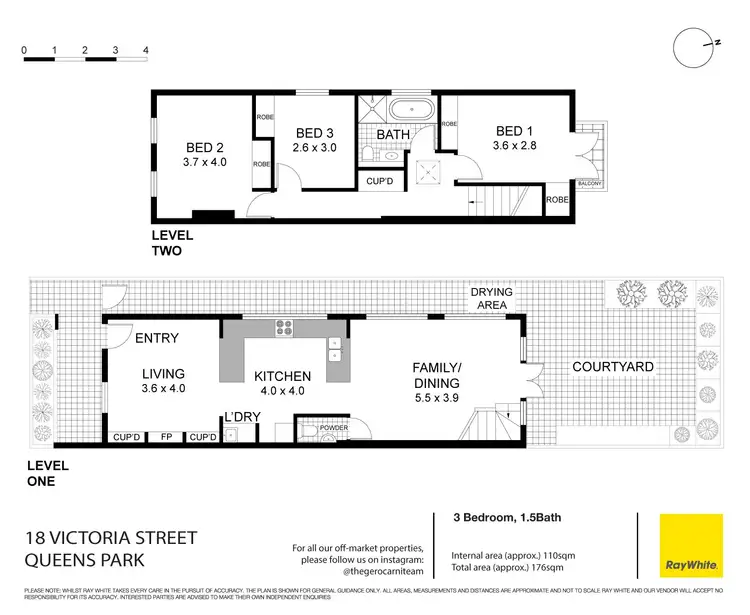 Floorplan of Homely house listing, 18 Victoria Street, Queens Park NSW 2022