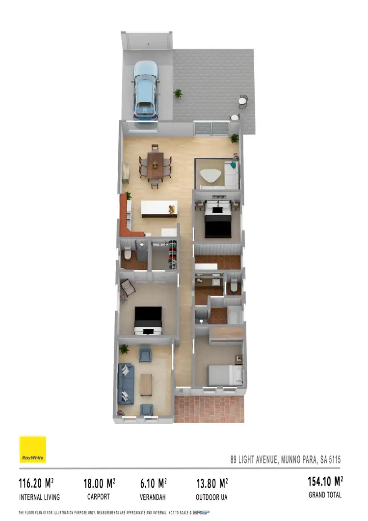 Floorplan of Homely house listing, 89 Light Avenue, Munno Para SA 5115