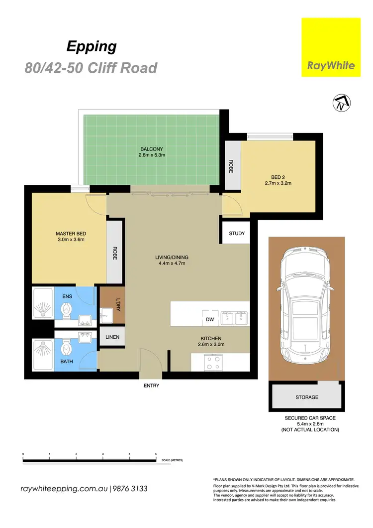 Floorplan of Homely apartment listing, 80/42-50 Cliff Road, Epping NSW 2121