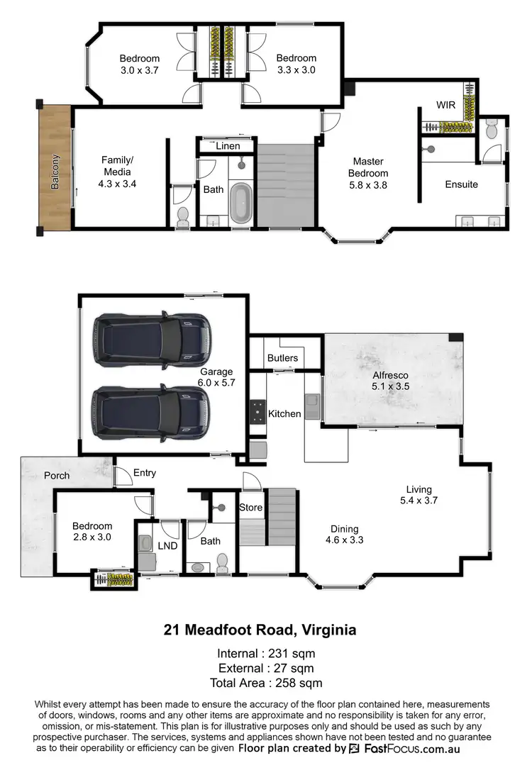 Floorplan of Homely house listing, 21 Meadfoot Road, Virginia QLD 4014