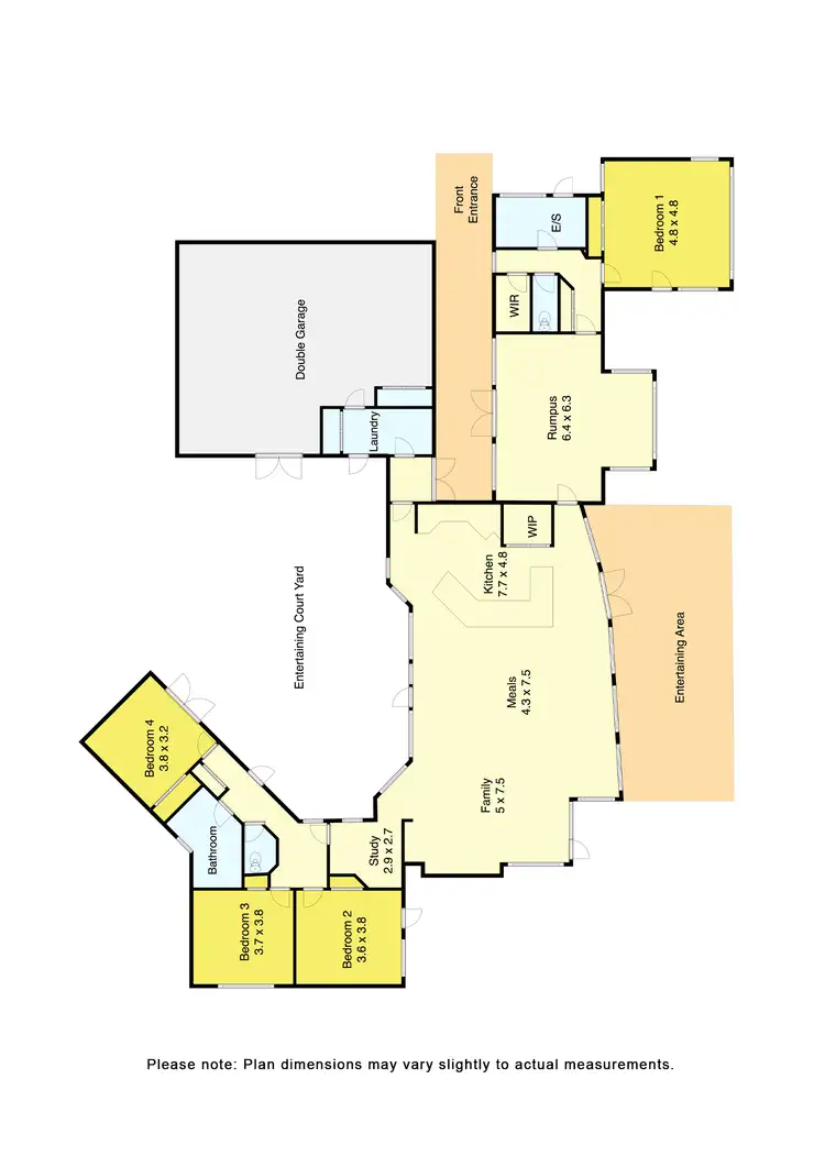 Floorplan of Homely house listing, 101 Trunk Lead Road, Bunkers Hill VIC 3352
