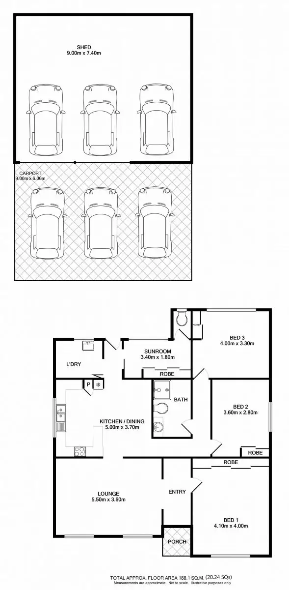 Floorplan of Homely house listing, 399 Union Road, North Albury NSW 2640