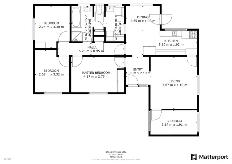 Floorplan of Homely house listing, 5 Freeman Court, Swan Hill VIC 3585